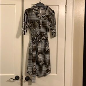 Modern Geo Pattern Dress